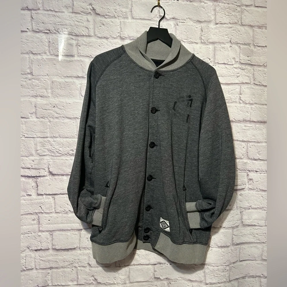 Crooks & Castles varsity style jacket button front Size 2XL